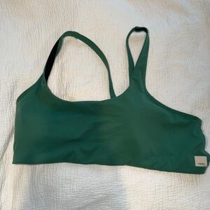 Vuori Deep Green Sports Bra size: large